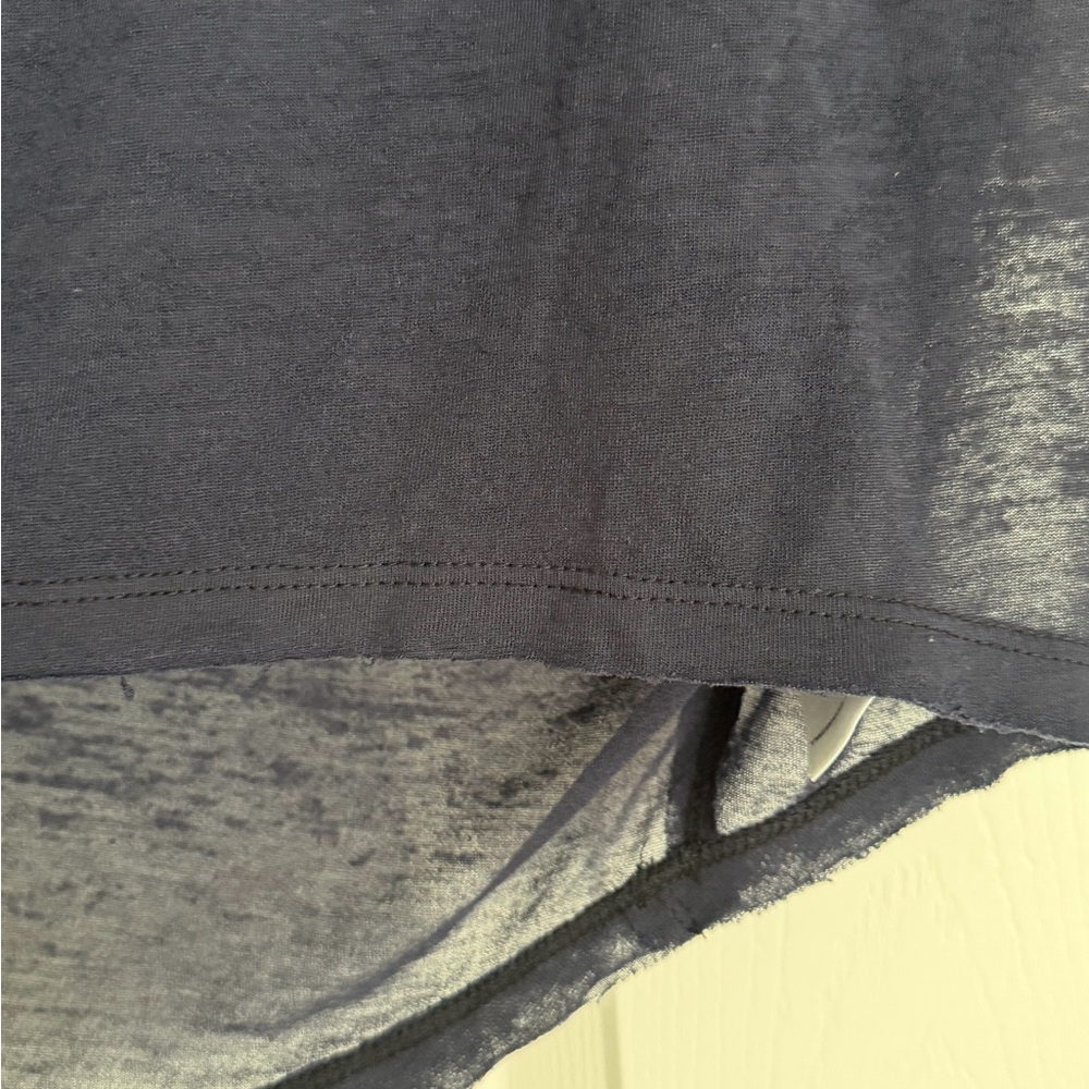 Free People Navy Short Sleeve Tee - Picture 6 of 9